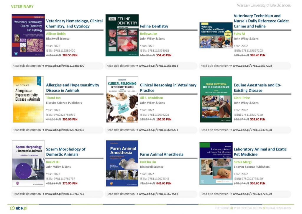 ONLINE EXHIBITION Veterinary Books and Textbooks