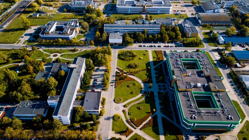 The campus of Warsaw University of Life Sciences WULS-SGGW