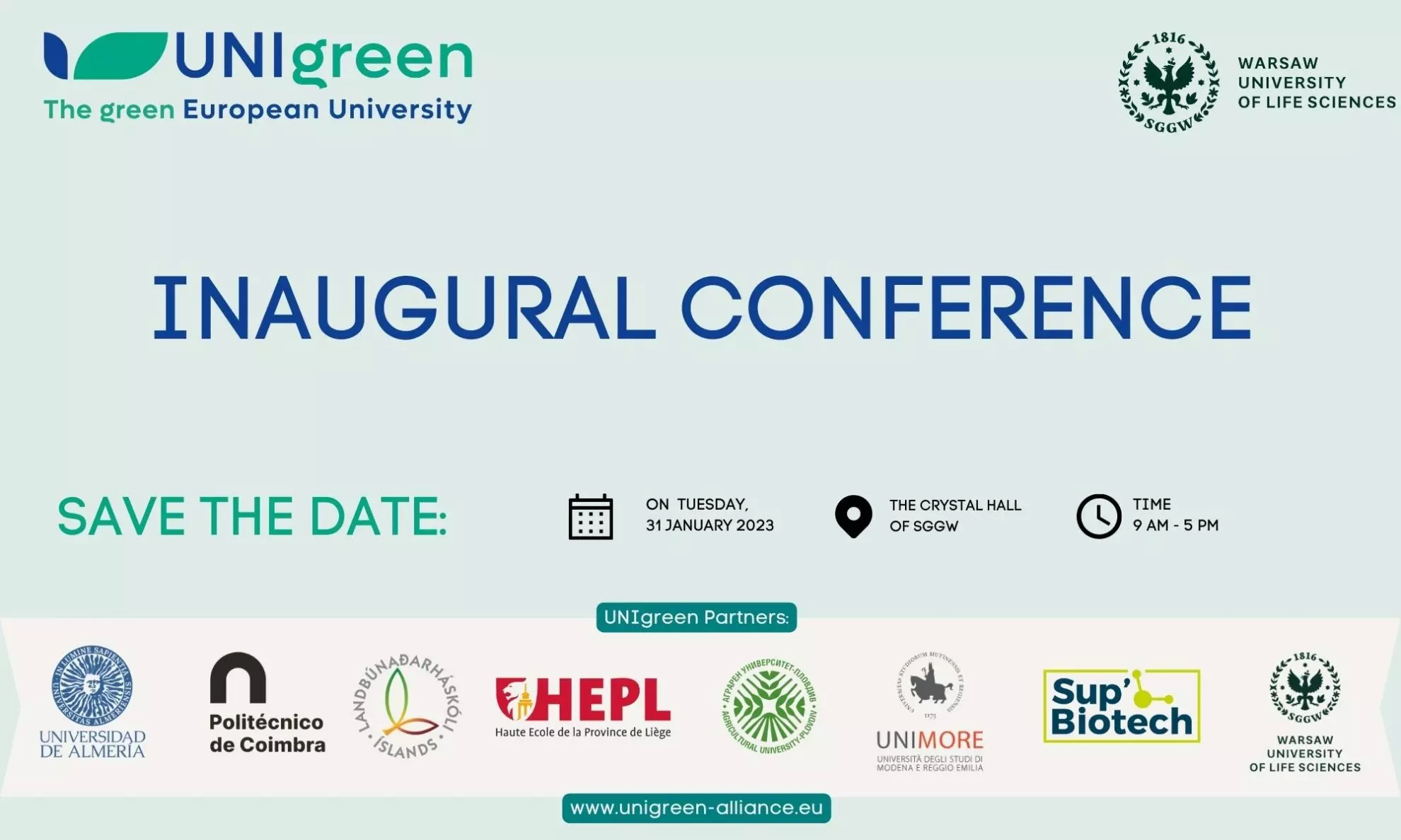 Konferencja Inauguracyjna UNIgreen